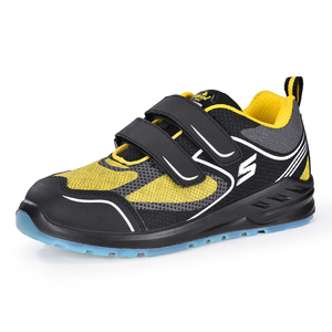 Velcro Design S1P Baskets de sécurité à embout en acier L-7501 Velcro