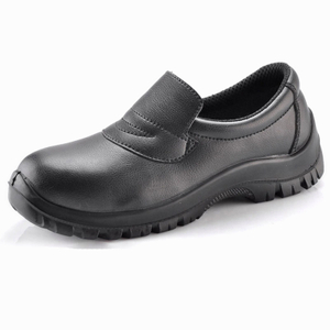 Chaussures de sécurité pour le travail de cuisine, noir et blanc, pour salle blanche, pour Chef de Restaurant, avec embout en acier