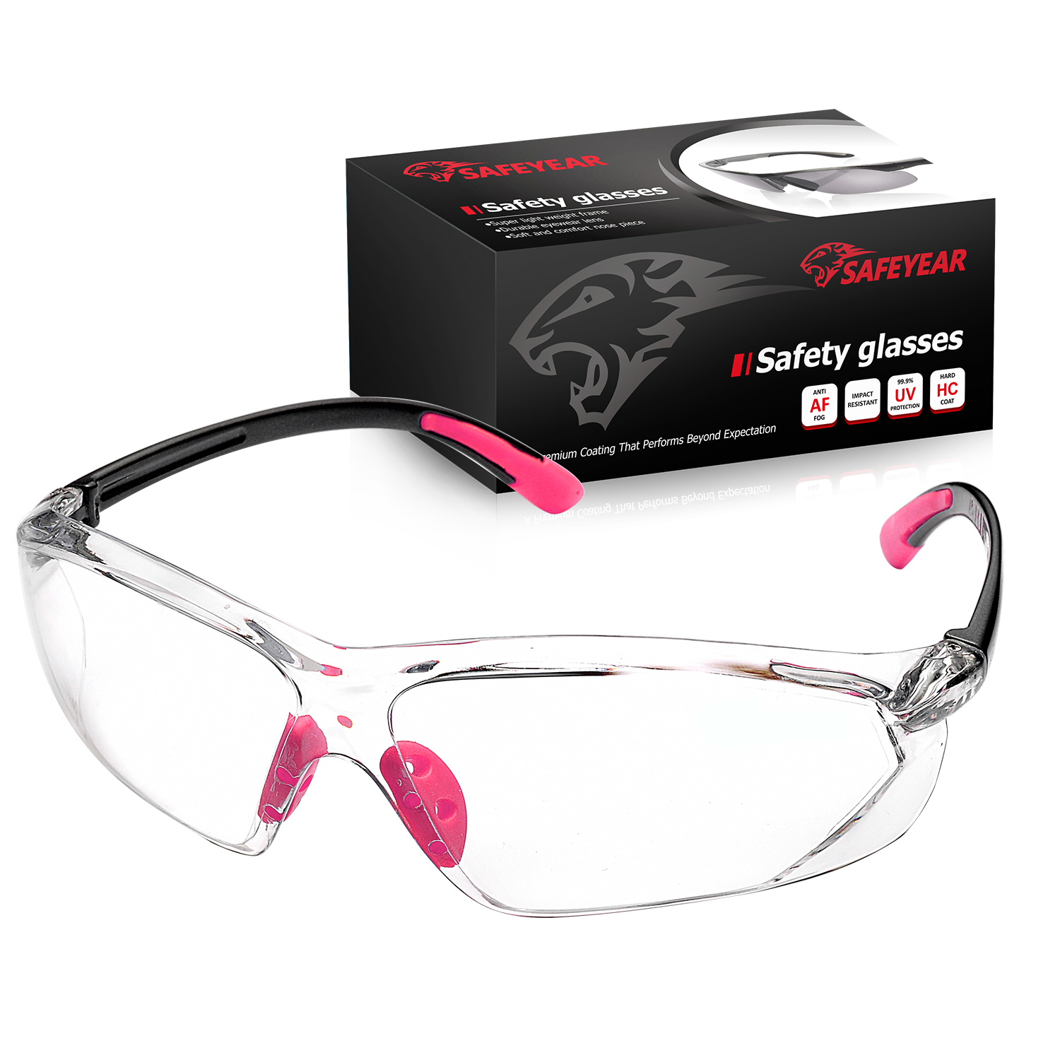 Lunettes de protection Lady Design SG003 Rose