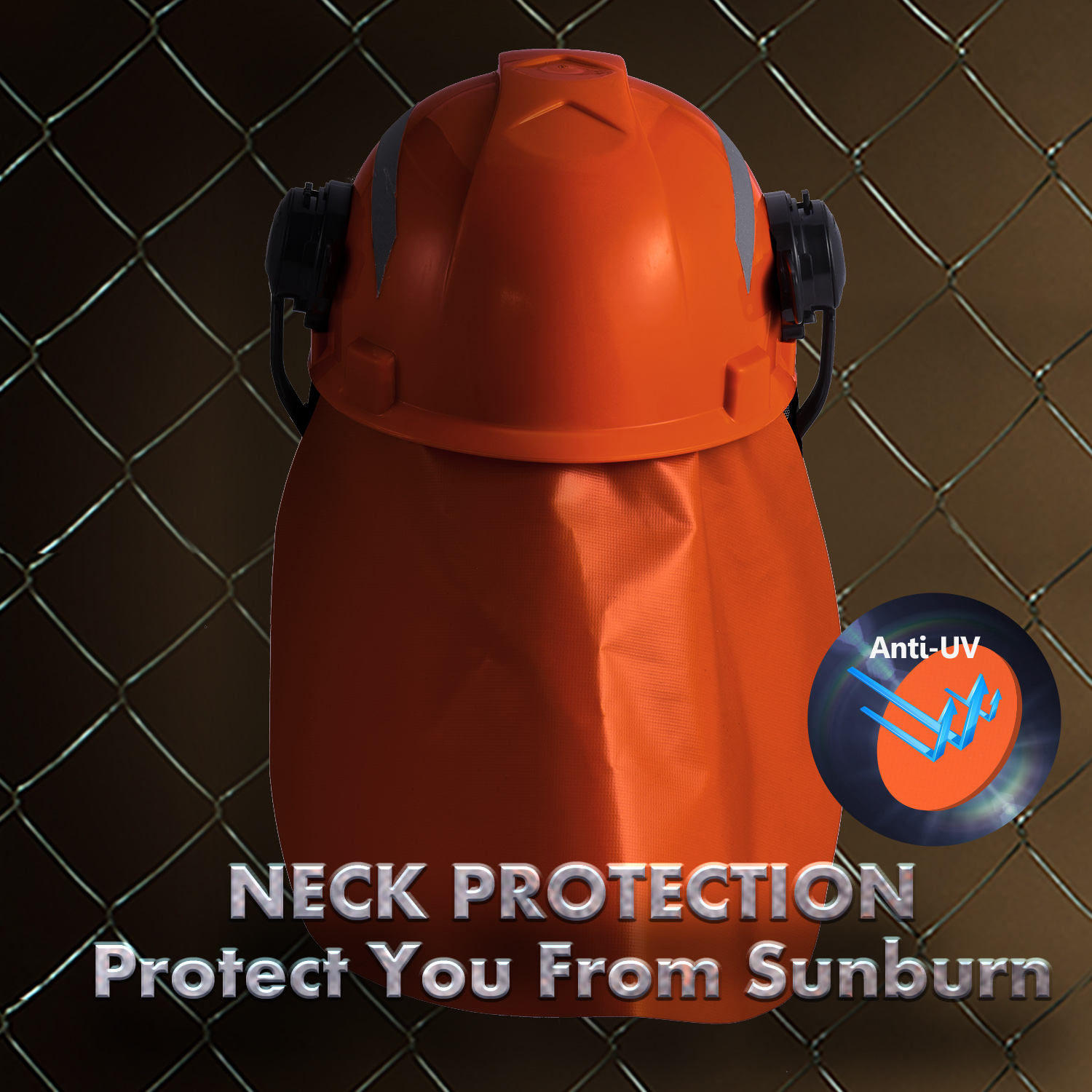 Casques de protection de protection faciale M-5009 Jaune