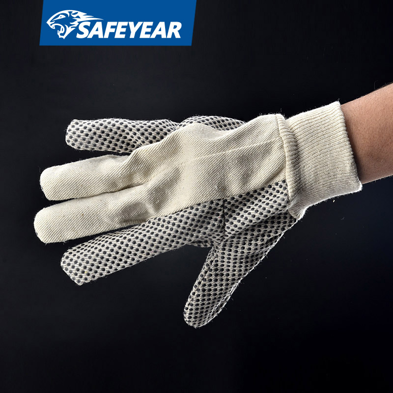 Gants de protection en PVC à pois FL-5519A