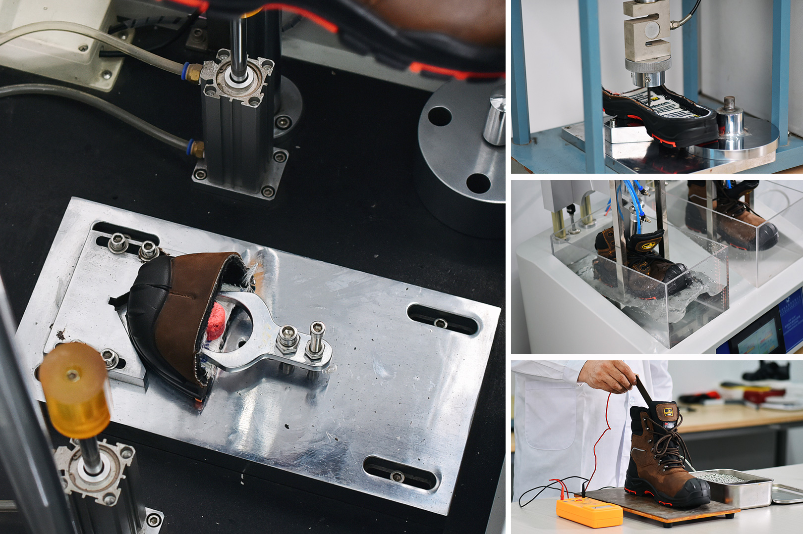 Safetoe laboratoire d"essais de chaussures de sécurité pour la vérification des performances des produits