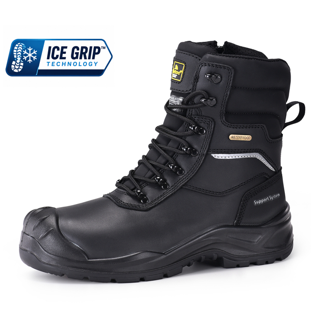 Bottes de sécurité antidérapantes sur glace Safetoe H-9552 IceGrip