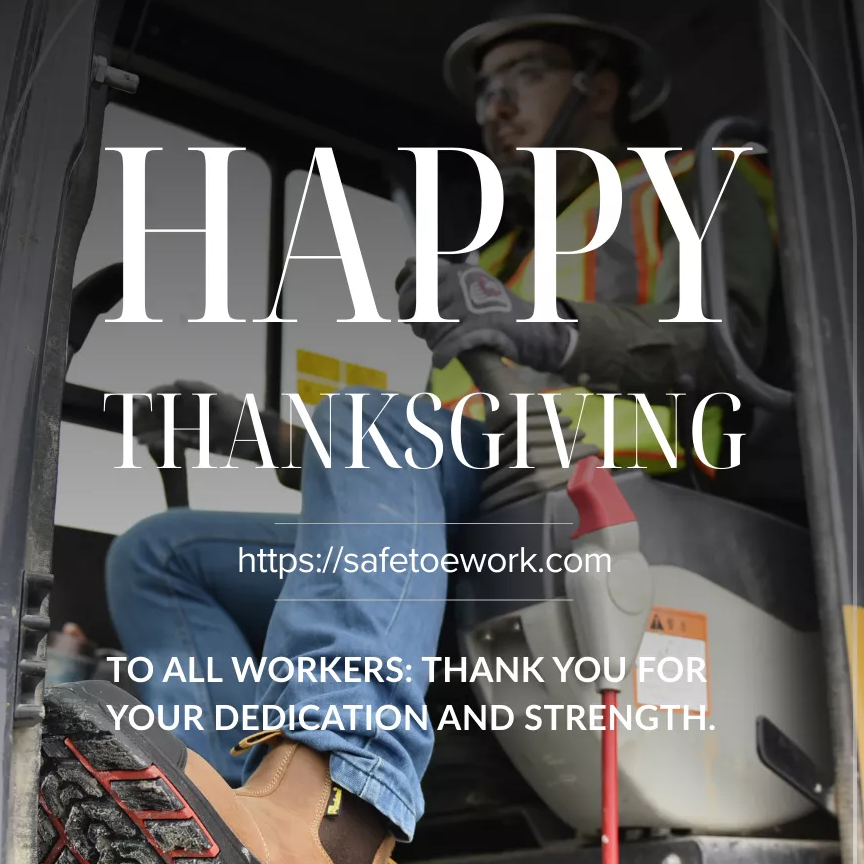 Mes plus chaleureux vœux de Thanksgiving à tous ceux qui font avancer le monde